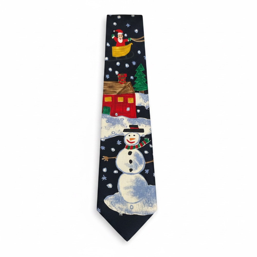 The Save the Children Collection 'Here Comes Santa' Silk Christmas Necktie